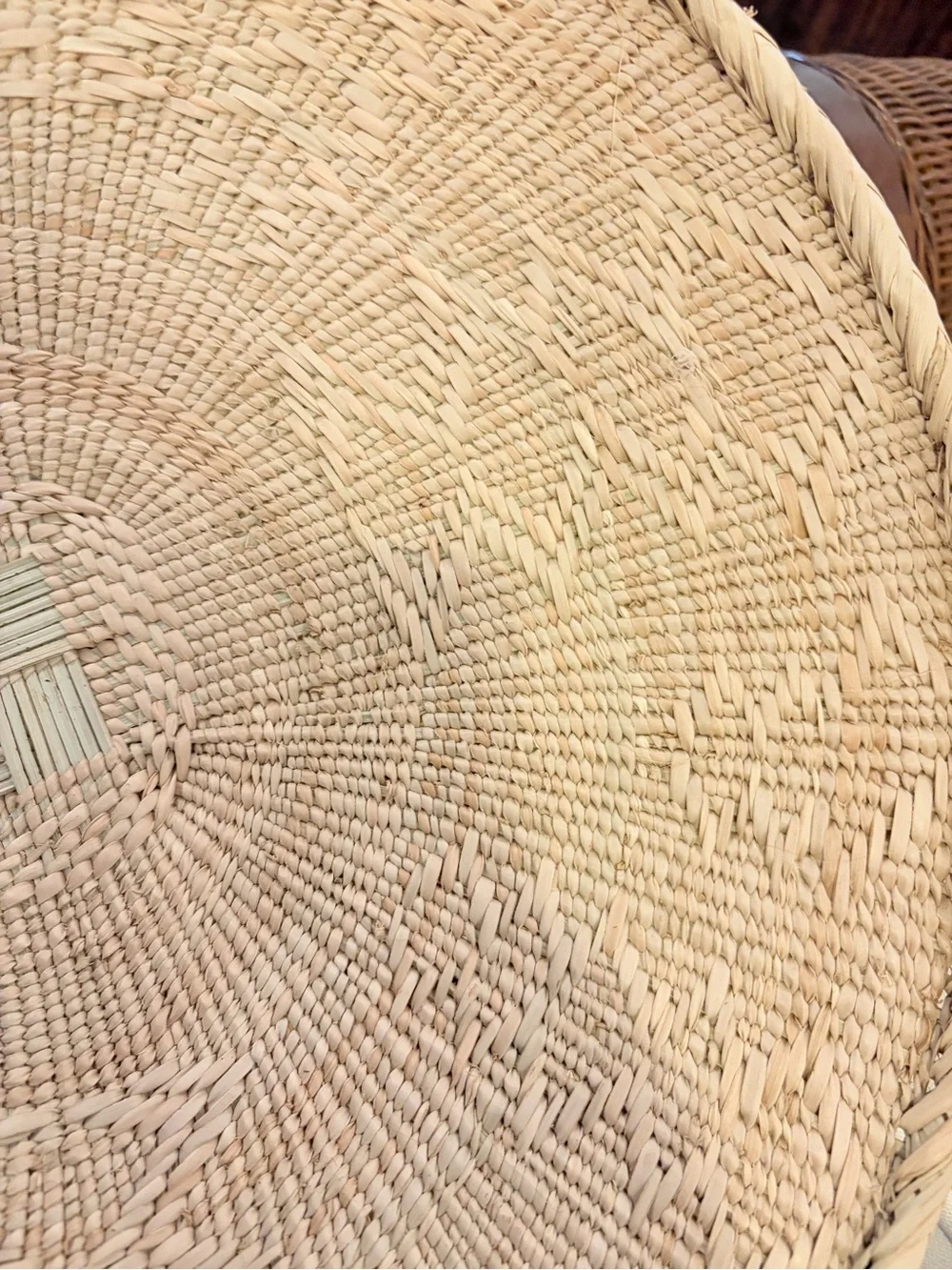 NEW Simple Africa Woven Basket. Made by the Binga people of Zambia/Zimbabwe